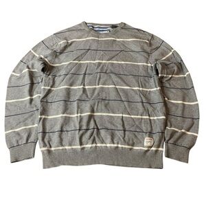 Esprit Men’s No. 30 Superior Quality Striped Cotton Sweater Medium